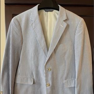 Men's Large Seersucker Suit